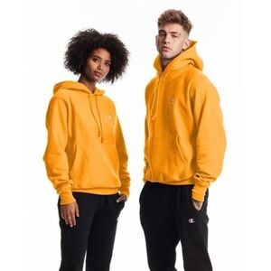 Champion Reverse Weave Yellow Hoodie
